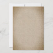 バーラ素朴ップのバ結婚ナー 招待状 (裏面)