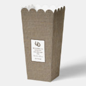 バーラ素朴ップの国の馬結婚蹄形 フェイバーボックス (正面)