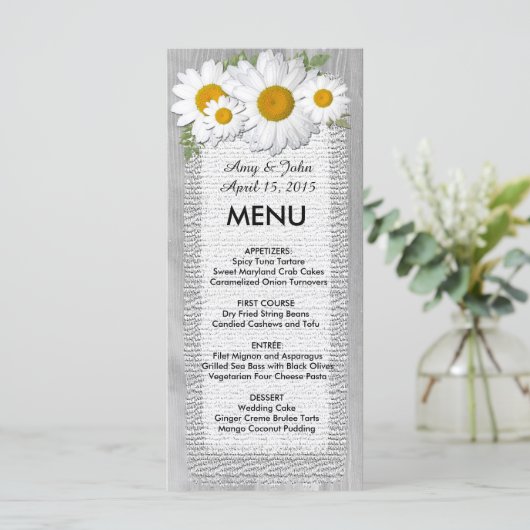 バーラ素朴ップデイジー結婚のメニューデイジー2 メニュー (スタンド正面)