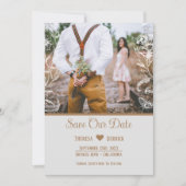 バーラ素朴ップフローラフォト結婚ズ セーブザデート (正面)