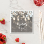 バーラ素朴ップライツメイスンジャーズ結婚ズ スタンダードカクテルナプキン (インサイチュ)