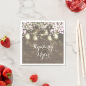 バーラ素朴ップライツメイスンジャーズ結婚ズ スタンダードカクテルナプキン (インサイチュ)