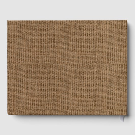 バーラ素朴ップ結婚のフォトゲストブック ゲストブック (裏面)