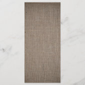 バーラ素朴ップ結婚のメニュー メニュー (裏面)