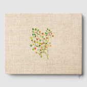 バーラ素朴ップ結婚ズゲストブック ゲストブック (裏面)