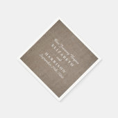 バーラ素朴ップ結婚ズ スタンダードカクテルナプキン (角)