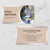 バーラ素朴ップ鋼溶接加工機溶接機 名刺 (正面/裏面)