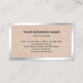 バーラ素朴ップ鋼溶接加工機溶接機 名刺 (裏面)