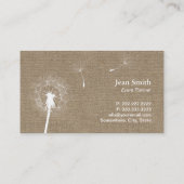 バーラ素朴ップ・ダンデリオ結婚の計画 名刺 (裏面)