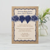 バーラ素朴ップ、プリントレース、ボウウェディング招待2 招待状 (スタンド正面)