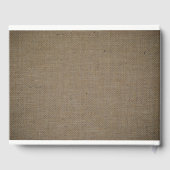 バーラ素朴ップ・メイスン・結婚ジャー ゲストブック (裏面)