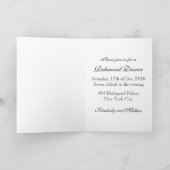 バーラ素朴ップ・メイソン・ジャー結婚のリハーサル・ディナー 招待状 (内部)