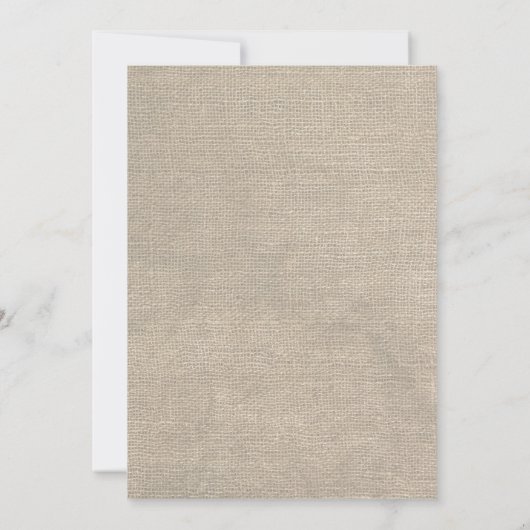 バーラ素朴ップ·メイソン·ジャー·ブライダル·シャワーの招待 招待状 (裏面)