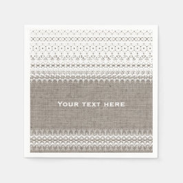 バーラ素朴ップ&ラエレガントース結婚ズ スタンダードカクテルナプキン