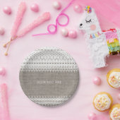 バーラ素朴ップ&ラエレガントース結婚ズ ペーパープレート (パーティー)