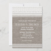 バーラ素朴ップ&レエレガントース結婚式招待状 招待状 (正面)