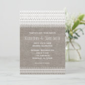 バーラ素朴ップ&レエレガントース結婚式招待状 招待状 (スタンド正面)