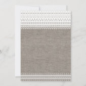 バーラ素朴ップ&レエレガントース結婚式招待状 招待状 (裏面)