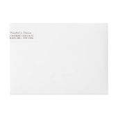 バーラ素朴ップ&ヴィンテージホワイトレース結婚ズ ラップアラウンドラベル (正面)