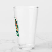 バーリイタリアトラベルアートヴィンテージ タンブラーグラス (左)