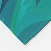 バーリイタリアトラベルアートヴィンテージ フリースブランケット (角)