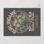 バーリンガメシティカリフォルニアユーカリプタスツリー ポストカード (正面)