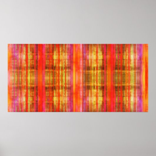 バーリングレッズ抽象芸術モダンアートポスタープリント ポスター (正面)