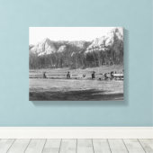 バーリントンとミズーリの馬蹄曲線 キャンバスプリント (インサイチュ (ウッドフロア))