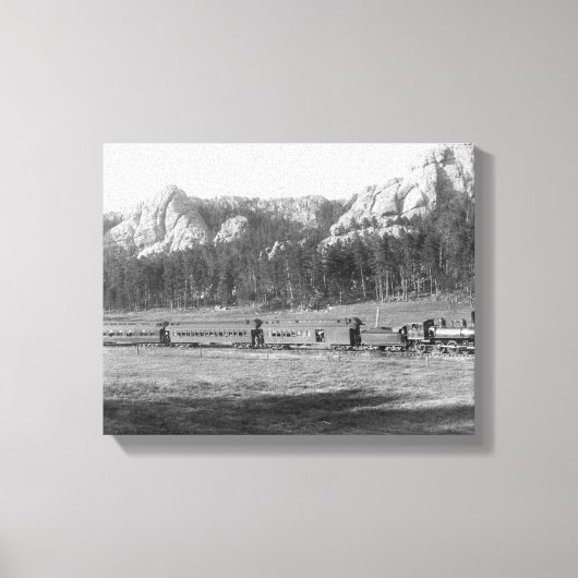 バーリントンとミズーリの馬蹄曲線 キャンバスプリント (正面)