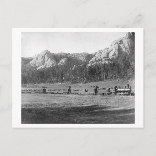 バーリントンとミズーリの馬蹄曲線 ポストカード (正面)