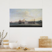 バーリントンの行動サンタ・ルシア， 1778 ポスター (キッチン)