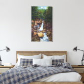 バーリントンの近くのバッシュビッシュ滝の素晴らし見解 キャンバスプリント (インサイチュ (寝室))