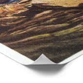 バーリントンの近くのバッシュビッシュ滝の素晴らし見解 ポスター (角)