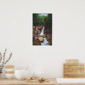 バーリントンの近くのバッシュビッシュ滝の素晴らし見解 ポスター (キッチン)