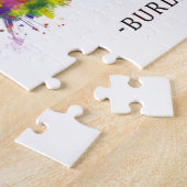 バーリントンアイオワスカイライン ジグソーパズル (側面)