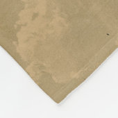 バーリントンアイオワ(1889年)のヴィンテージの絵解き地図 フリースブランケット (角)