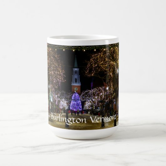 バーリントンバーモント教会通りアットクリスマスマググ モーフィングマグカップ (中央)