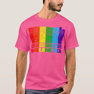 バーリントンプライドバーリントンLGBTギフトLGBTQスーポ Tシャツ