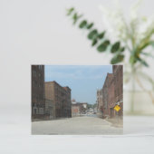 バーリントン、アイア州の建物と出口なし ポストカード (スタンド正面)