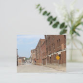 バーリントン、アイア州の建物と出口なし ポストカード (スタンド正面)