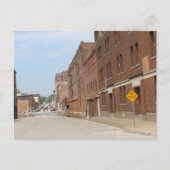 バーリントン、アイア州の建物と出口なし ポストカード (正面)