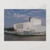 バーリントン（アイオワ州）の洪水で、防御柵が破壊される ポストカード (正面)