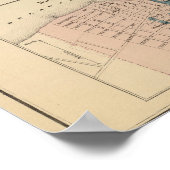 バーリントン,グロスター市ハドンフィールド ポスター (角)