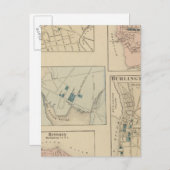 バーリントン，グロスター市ハドンフィールド ポストカード (正面/裏面)