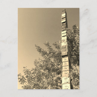 バーリントン・バーモントのポストに積み重ねられたファイリングキャビネット ポストカード