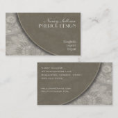 バーリントン 名刺 (正面/裏面)