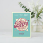 バーリーイタリアディスコレトロヴィンテージはがき ポストカード (スタンド正面)