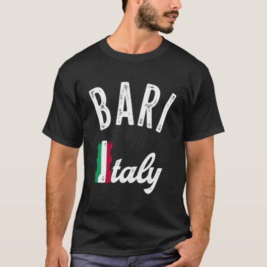バーリーイタリアバケーションスーベリーホテルレトロバーリ Tシャツ (正面)