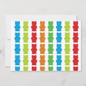 バーリーウェイグミベアキッド誕生日招待状 招待状 (裏面)