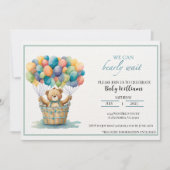 バーリーウェイジェンダーニュートラル赤ちゃんシャワー招待状 招待状 (正面)